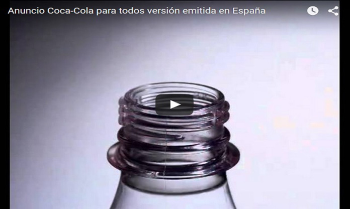 ANUNCIO DE COCA COLA: “PARA TODOS”